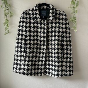 Modcloth Cape Jacket Wool Large Twee Academia Classic Riding Preppy Fall Cozy